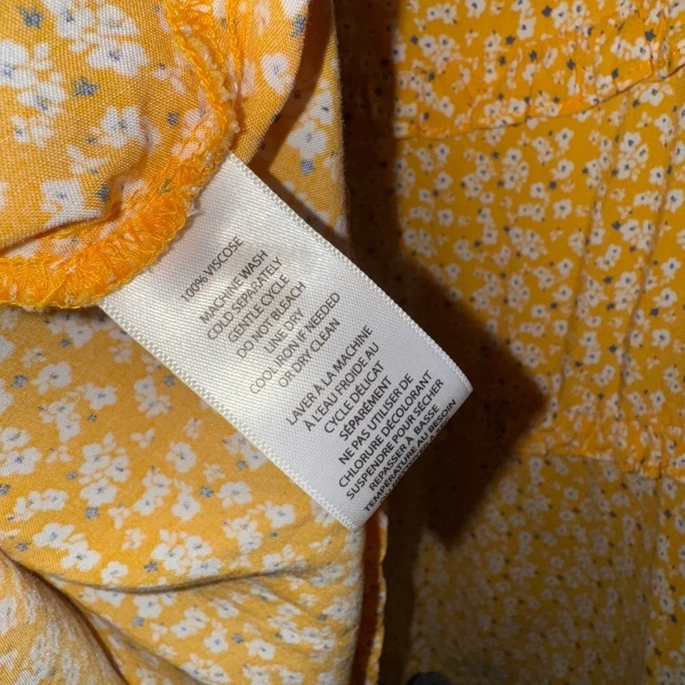 Beach Lunch Lounge Womens Suella Boho Button Down Peasant Top Sunshine Dolly XS - Picture 6 of 7
